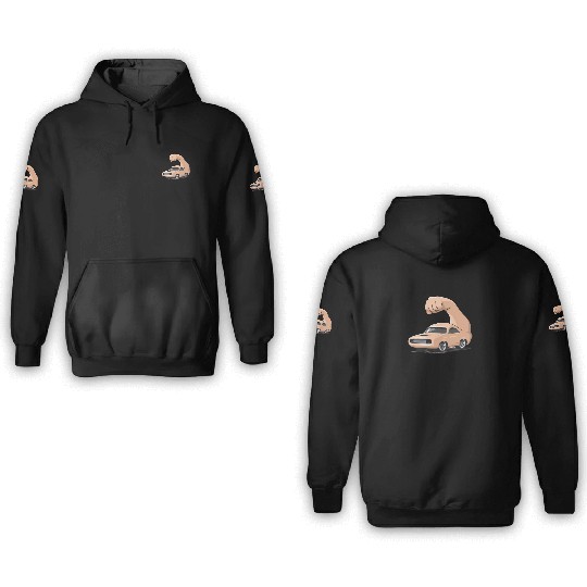 Muscle Car 3D Hoodies