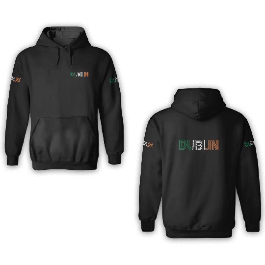 Ireland Dublin 3D Hoodies