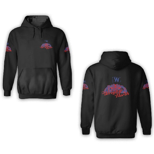 Wrigley North Fly The W 3D Hoodies