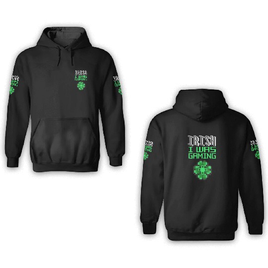 Video Game Gaming St Patricks Day Gamer 3D Hoodies