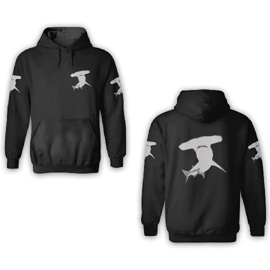 Hammerhead Shark 2 3D Hoodies