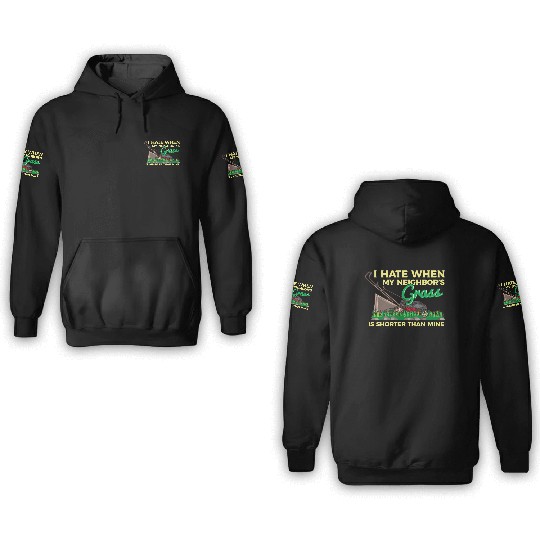Lawn Mower Gardener Gift Lawn Mowing 3D Hoodies