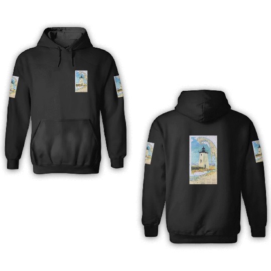 Long Point Light House Ptown Cape Cod 3D Hoodies