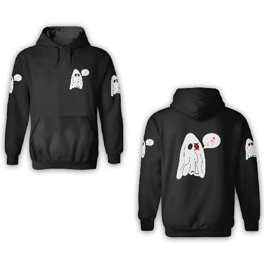 Ghost love 3D Hoodies