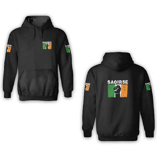 Saoirse Irish Republican Conservative Capitalist I 3D Hoodies