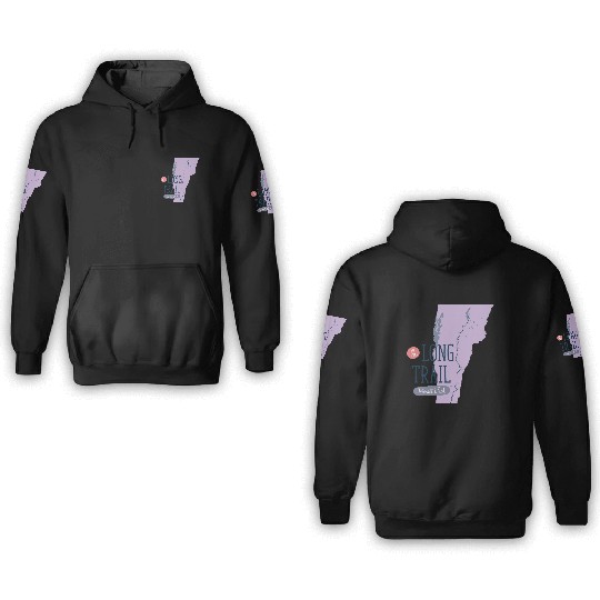 Long Trail - Vermont, USA 3D Hoodies