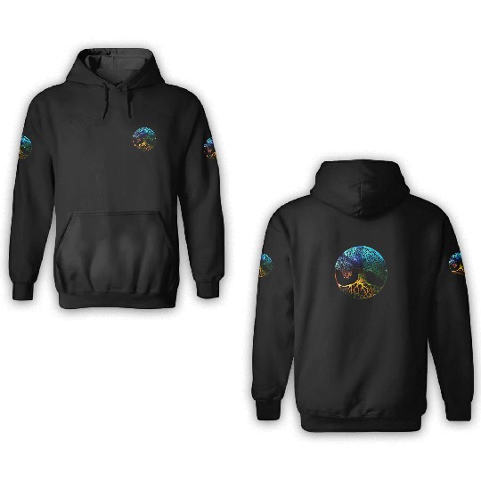 Tree of Life Mandala 3D Hoodies