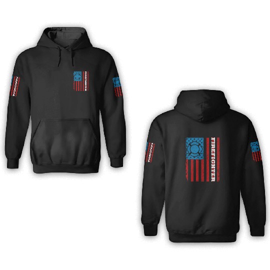 Firefighter 3D Hoodies