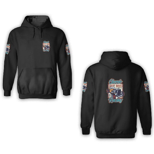 Classic Hot Rod Racing 3D Hoodies