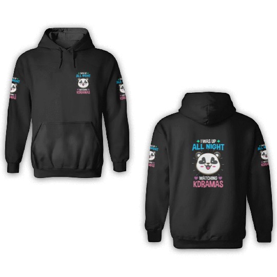 Panda Korean Drama Movie lover 3D Hoodies