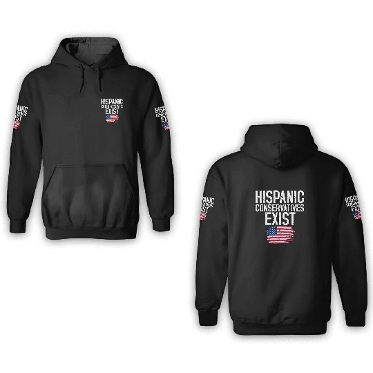 Hispanic Conservatives Exist Trump 2020 Election 3D Hoodies