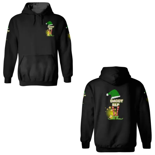 Daddy Elf Daddy Elf Daddy Elf 3D Hoodies