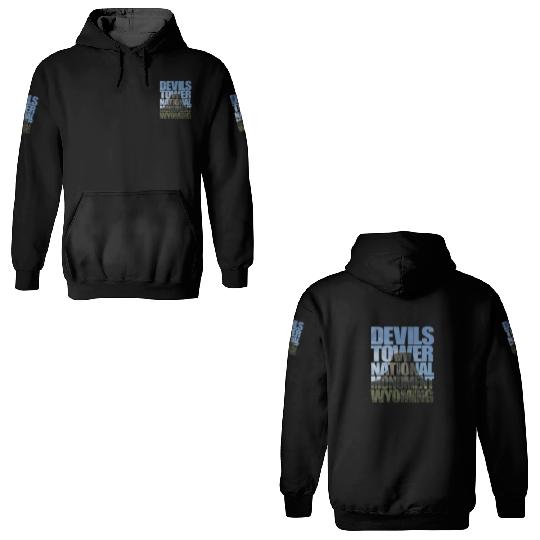 Devils Tower National Monument Wyoming Souvenir 3D Hoodies