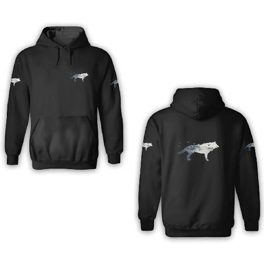 Wolf Nature Conservation 3D Hoodies