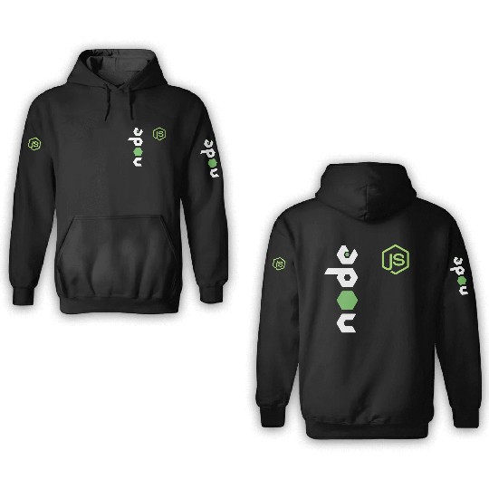 Javascript Programmer Js Node 3D Hoodies Pc Developers