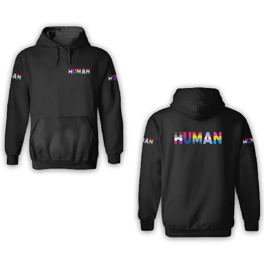 Human 3D Hoodies