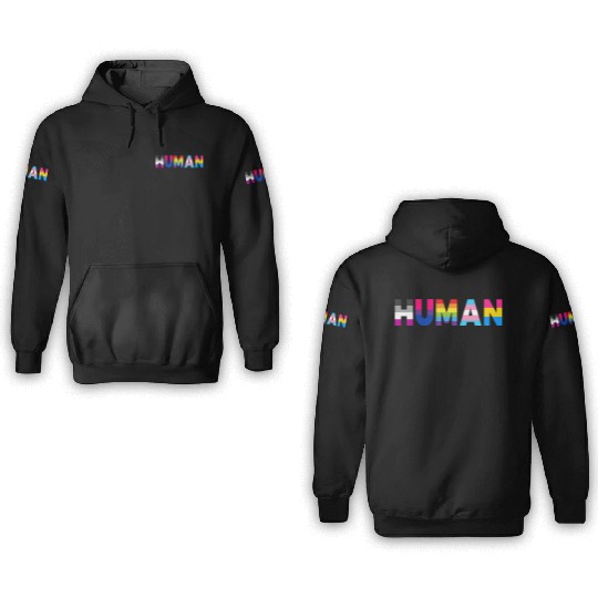 Human 3D Hoodies