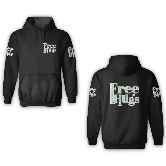 Free hugs 3D Hoodies