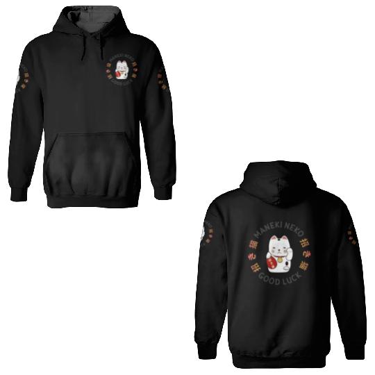 Maneki Neko: Lucky Cat 3D Hoodies