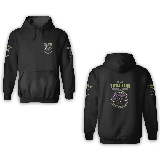 tractor pulling, tractor pulling racing, tractors 3D Hoodies