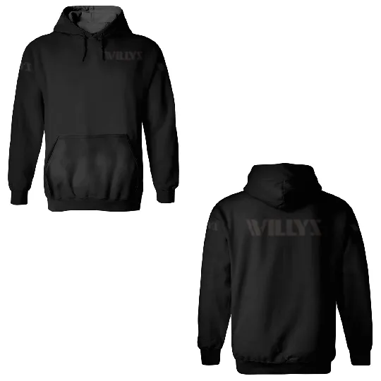 Willys Jeep Logo 3D Hoodies