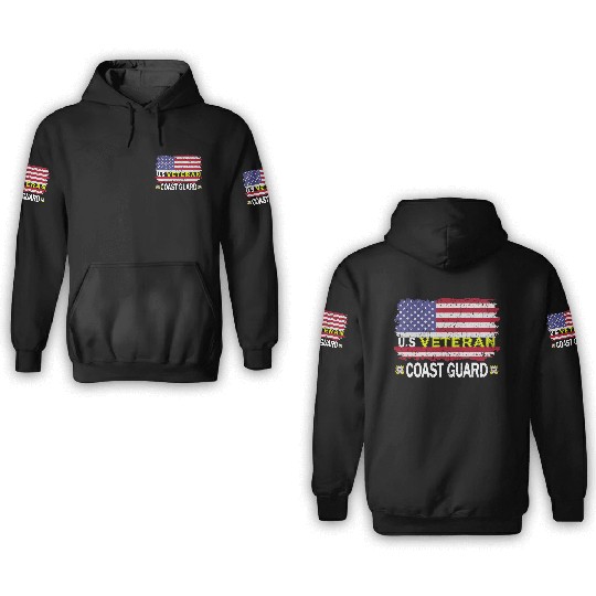 Coast Guard Veterans Day Gift-US Coast Guard 3D Hoodies