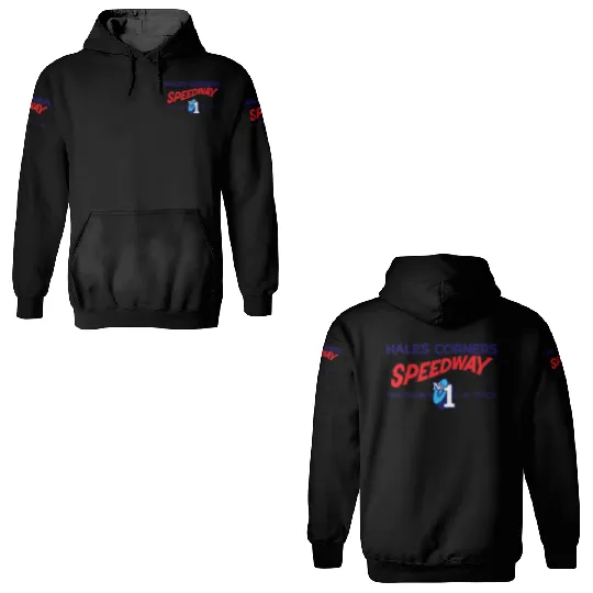 Hales Corners Speedway 3D Hoodies