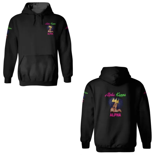 Alpha Kappa AKA Sorority Paraphernalia christmas p 3D Hoodies