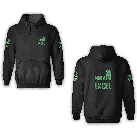 Answer To Any Problem Excel Spreadsheet Accountant 3D Hoodies