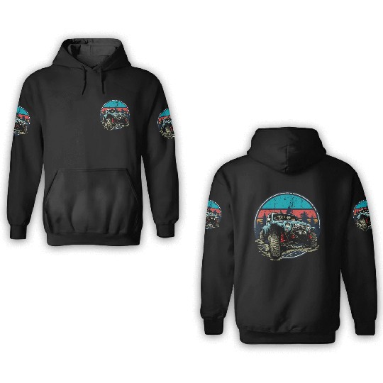 Jeep Offroad 3D Hoodies