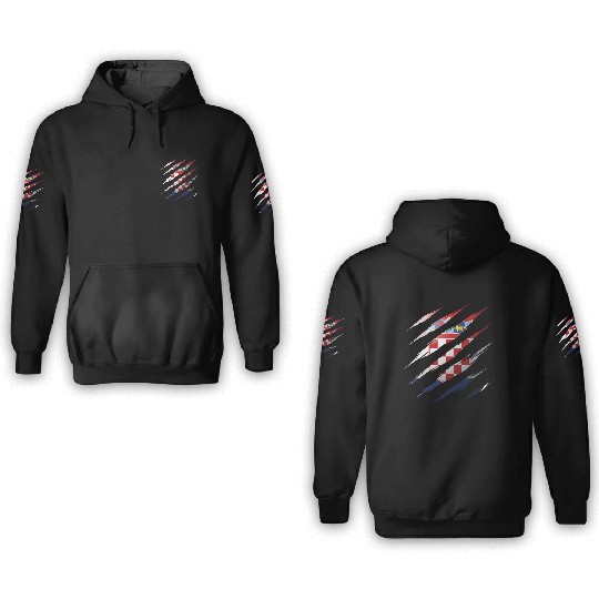 Proud and Loud Croatian from Zagreb Hrvatska 3D Hoodies