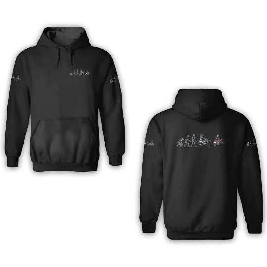 Motocross Evolution 3D Hoodies
