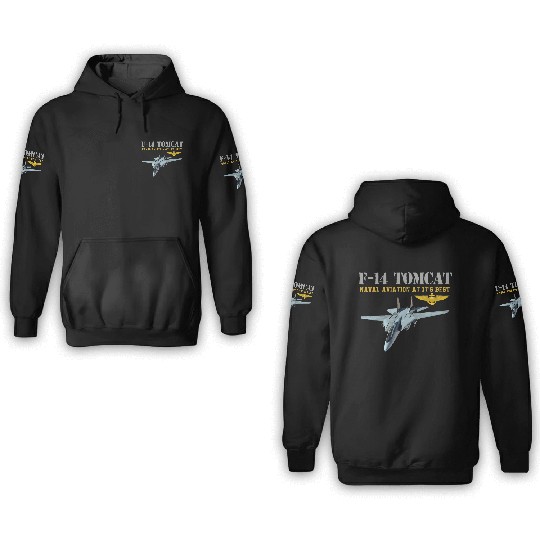 F 14 Tomcat Naval aviation 3D Hoodies