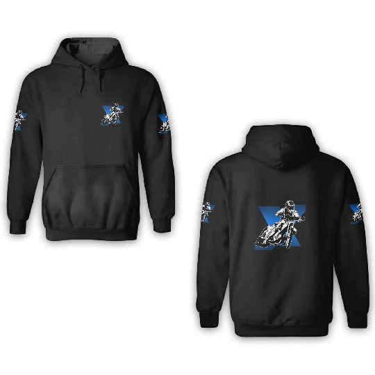 Motorcycle Speedway Racing 3D Hoodies