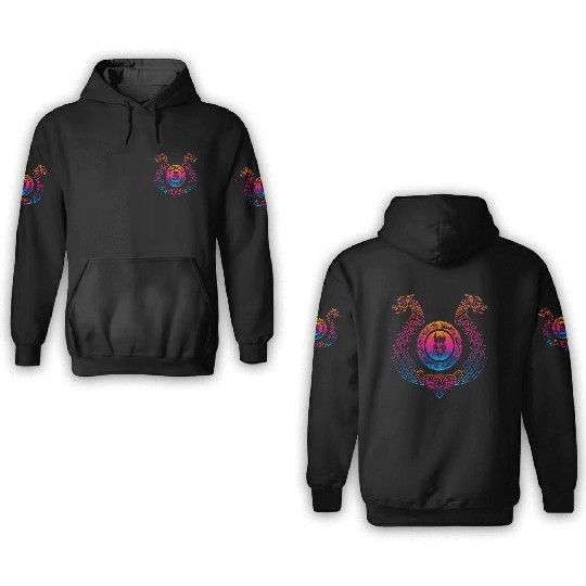 Viking Dragon Tattoo 3D Hoodies