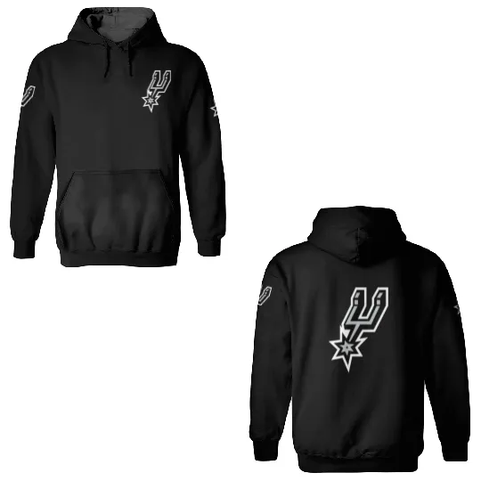 San Antonio Spurs logo 3D Hoodies