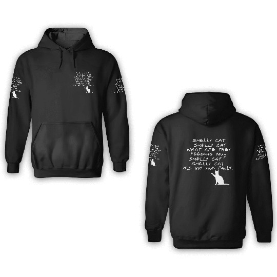 Smelly Cat Friends Tv Show 3D Hoodies