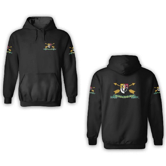 Army 3rd Special Forces Group Flash w Br Ribbon 3D Hoodies