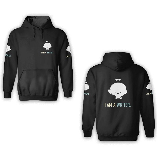 I am a writer 3D Hoodies