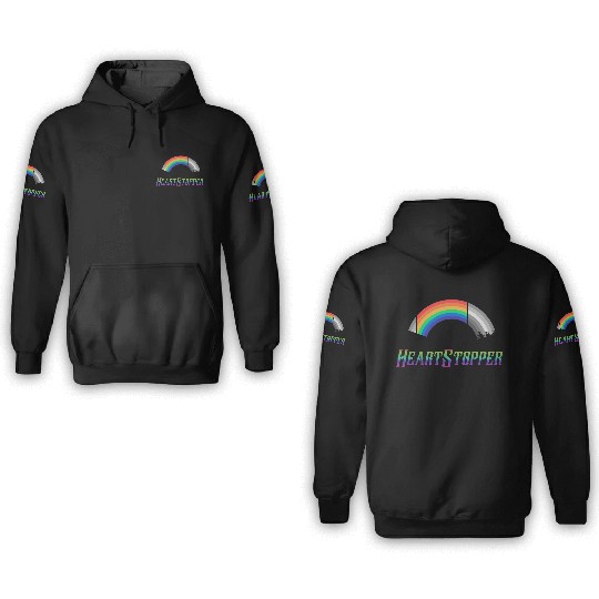 Heartstopper Rainbow LBGTQIA+ Loading 3D Hoodies