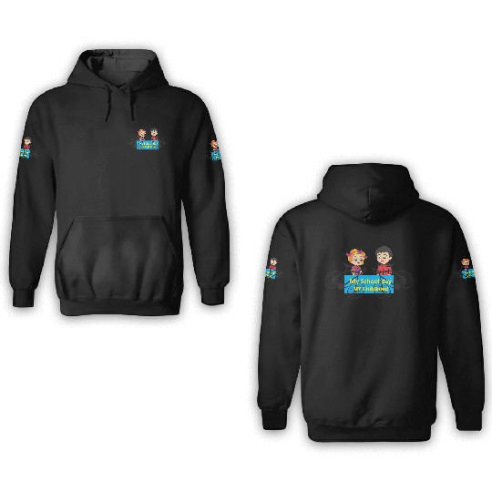 School day childhood 3D Hoodies