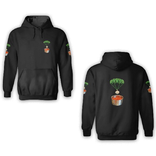 Italian Garlic Basil Tomato Sauce 3D Hoodies