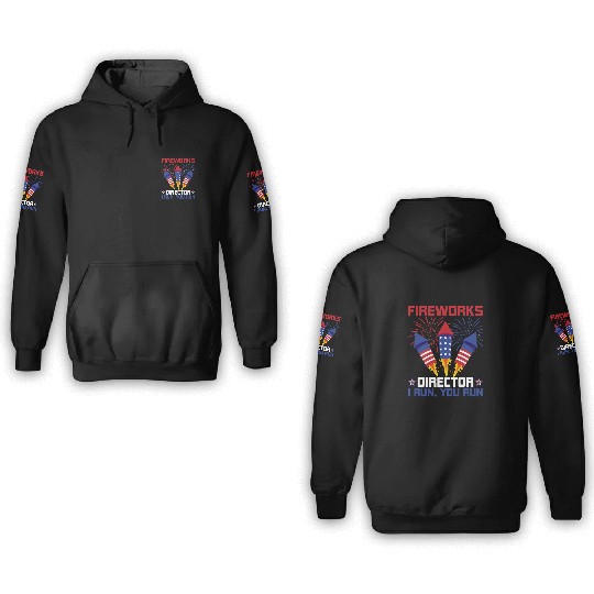 Fireworks Director 3D Hoodies