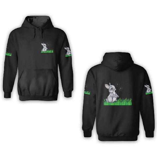 Bunny Name Gift Charlotte 3D Hoodies