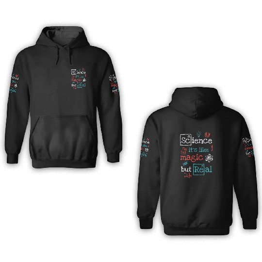 Science is magic 3D Hoodies
