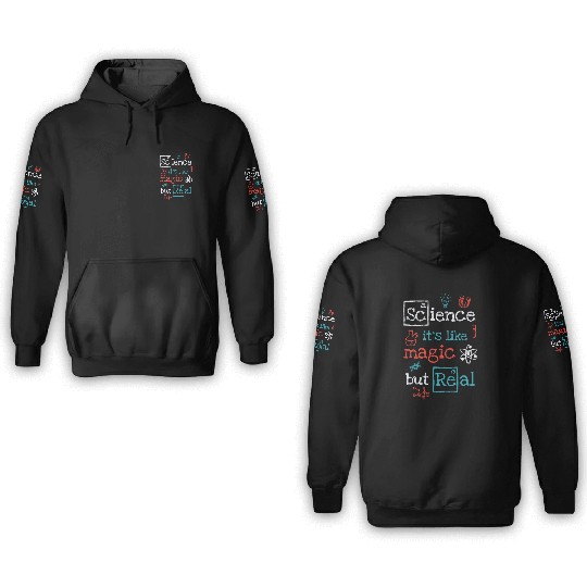 Science is magic 3D Hoodies