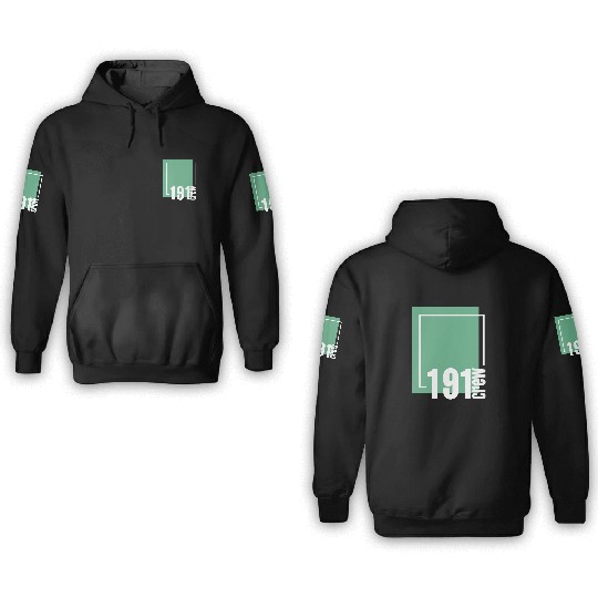 191 crew 3D Hoodies
