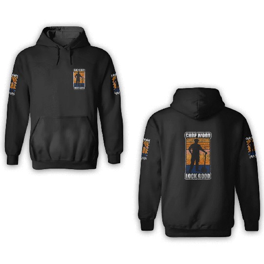 Lumberjack Chainsaw 3D Hoodies