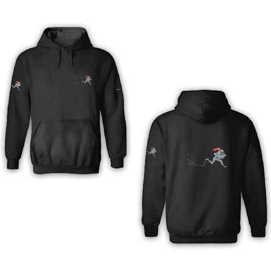 running away - LARP funny 3D Hoodies