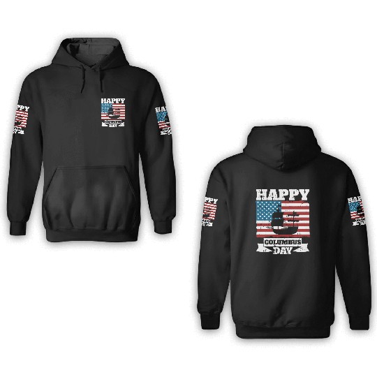Columbus Day Italian Pride 3D Hoodies